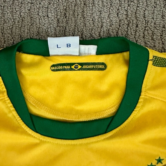 Unisex Brazil Soccer Jersey Tee CBF Blokecore - Picture 3 of 6